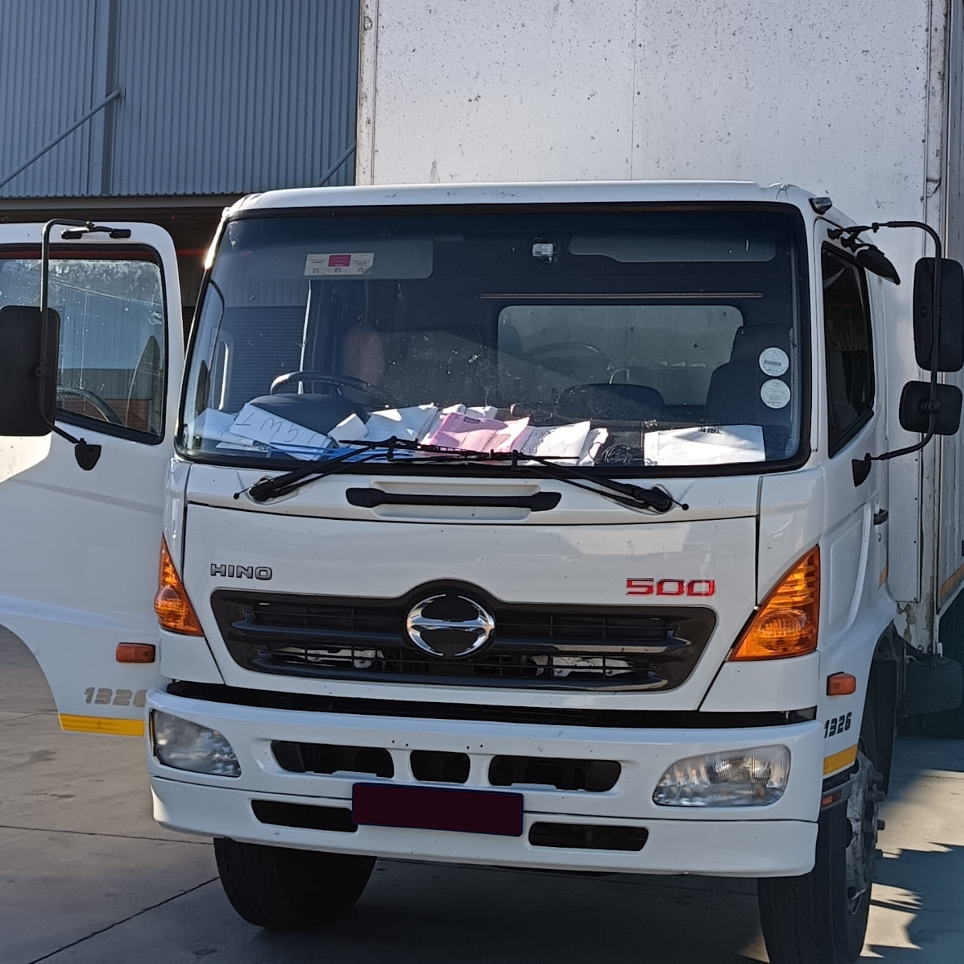 2017 Hino 500 1326 14-Ton Closed Body + Tail Lift for sale in Northriding, JHB. FSH, excellent condition, side doors. R485k ONO. View today! Call now.