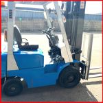 forklift for sale, second hand johannesburg, south africa Used Tailift FD18 1.8 ton diesel forklift side view Johannesburg