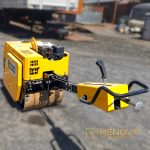 turner morris 600mm roller for sale Kempton Park Vibratory compaction roller, yellow second-hand for sale Kempton Park